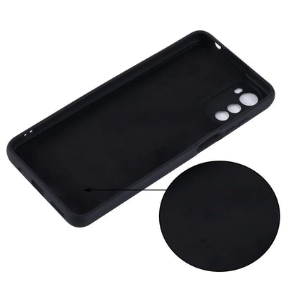 For Motorola Moto E32s 4G Case Anti-scratch Liquid Silicone Phone Cover with Strap
