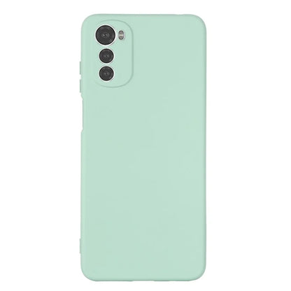 For Motorola Moto E32s 4G Case Anti-scratch Liquid Silicone Phone Cover with Strap