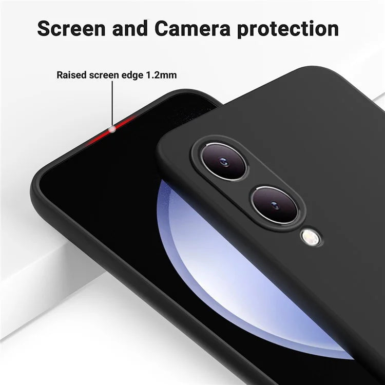 For vivo Y17s 4G Case Soft Lining Liquid Silicone Protective Phone Cover with Strap