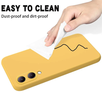 For vivo Y17s 4G Case Soft Lining Liquid Silicone Protective Phone Cover with Strap