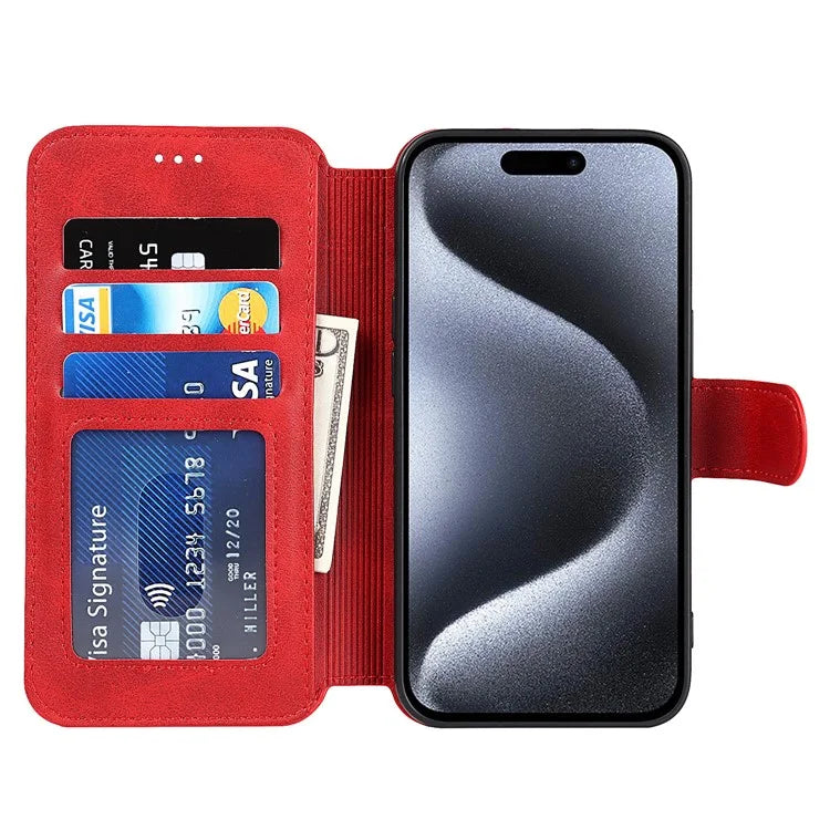 For iPhone 14 Pro Max Case Shockproof Leather Stand Mobile Phone Cover