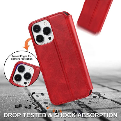 For iPhone 14 Pro Max Case Shockproof Leather Stand Mobile Phone Cover