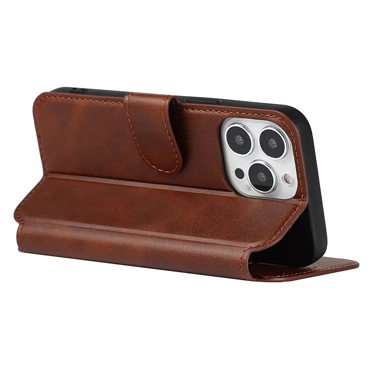 For iPhone 14 Pro Max Case Shockproof Leather Stand Mobile Phone Cover