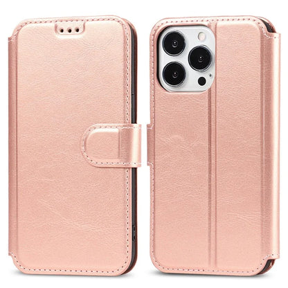 For iPhone 15 Pro PU Leather Case Shockproof Wallet Mobile Phone Cover