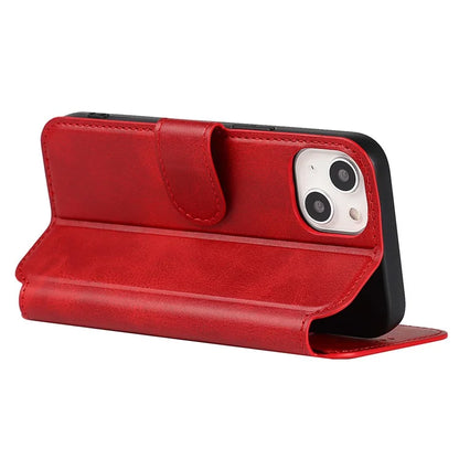 For iPhone 14 PU Leather Case Shockproof Wallet Phone Protector