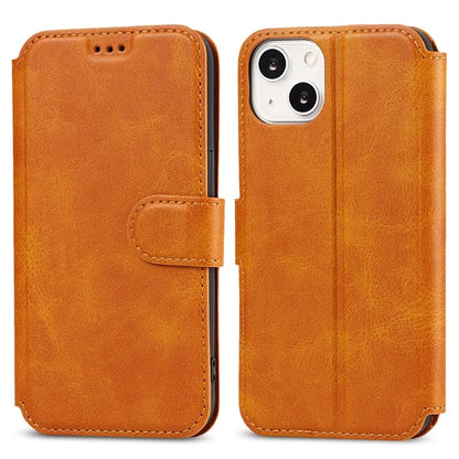 For iPhone 14 PU Leather Case Shockproof Wallet Phone Protector