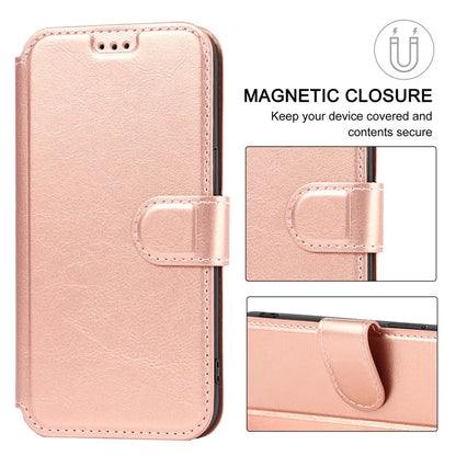 For iPhone 14 PU Leather Case Shockproof Wallet Phone Protector