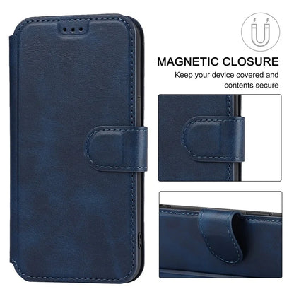 For iPhone 14 PU Leather Case Shockproof Wallet Phone Protector