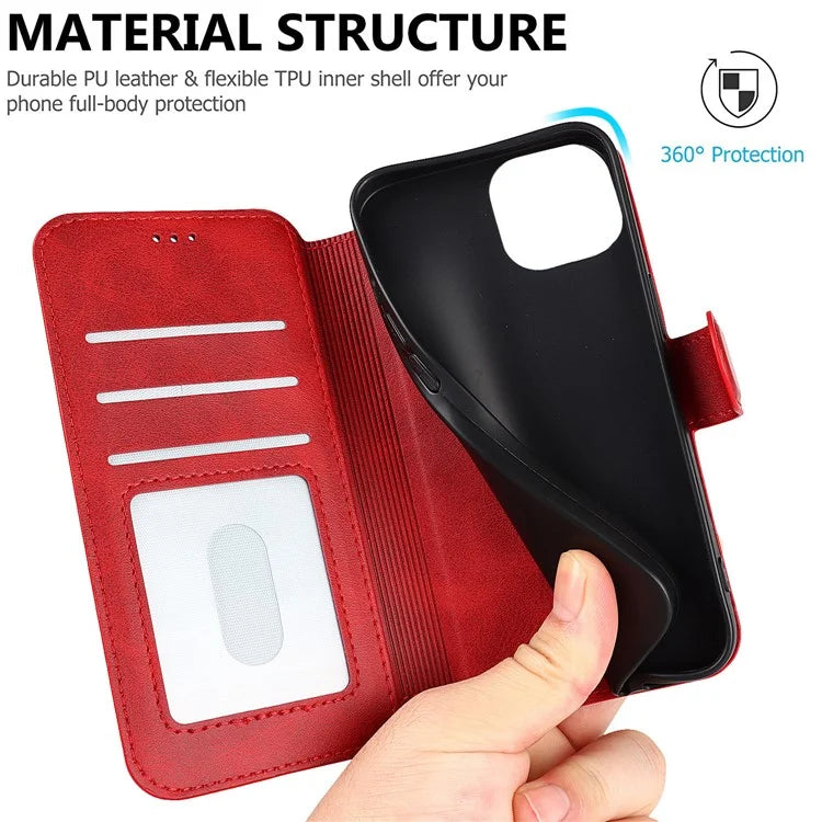 For iPhone 14 Pro Case PU Leather Shockproof Wallet Protective Phone Cover