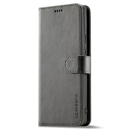 LC.IMEEKE For Google Pixel 8a Case Calf Texture PU Leather Phone Wallet Cover