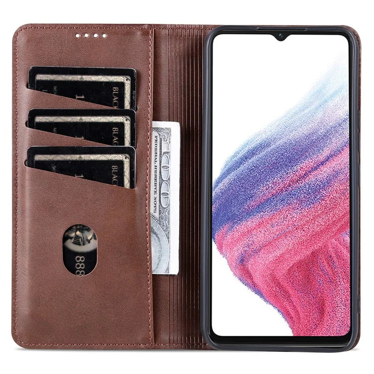AZNS For Samsung Galaxy A05 4G Case Magnetic Auto Closing Phone Wallet Cover