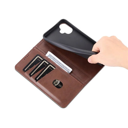 AZNS For Samsung Galaxy A05 4G Case Magnetic Auto Closing Phone Wallet Cover