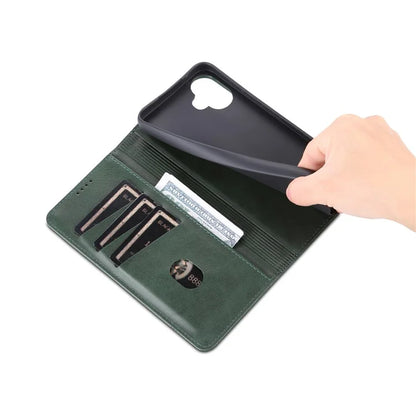 AZNS For Samsung Galaxy A05 4G Case Magnetic Auto Closing Phone Wallet Cover