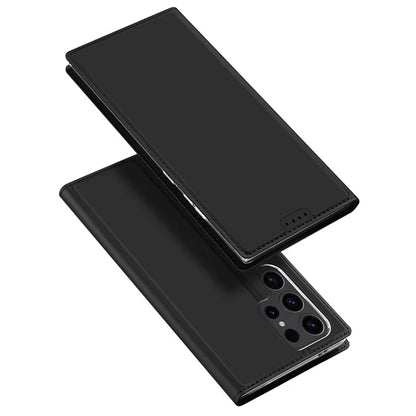 DUX DUCIS Skin Pro Series For Samsung Galaxy S24 Ultra Case PU Leather Phone Cover with Card Slot