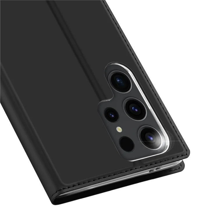 DUX DUCIS Skin Pro Series For Samsung Galaxy S24 Ultra Case PU Leather Phone Cover with Card Slot