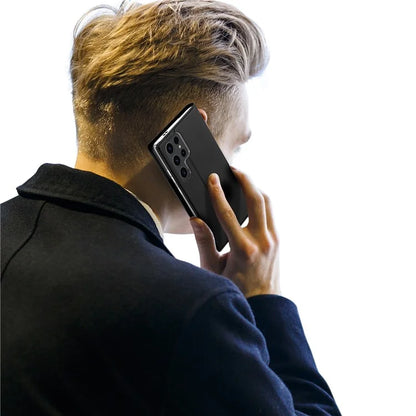 DUX DUCIS Skin Pro Series For Samsung Galaxy S24 Ultra Case PU Leather Phone Cover with Card Slot