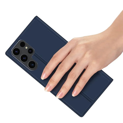 DUX DUCIS Skin Pro Series For Samsung Galaxy S24 Ultra Case PU Leather Phone Cover with Card Slot
