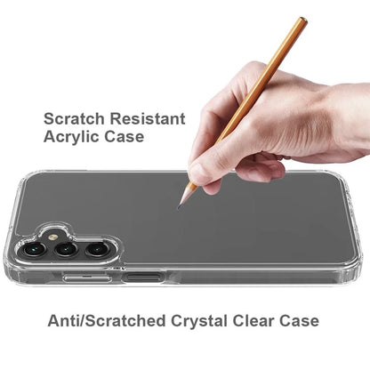 For Samsung Galaxy A15 4G / 5G HD Transparent Cell Phone Case Acrylic + TPU Hybrid Phone Cover