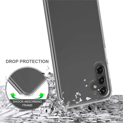 For Samsung Galaxy A15 4G / 5G HD Transparent Cell Phone Case Acrylic + TPU Hybrid Phone Cover