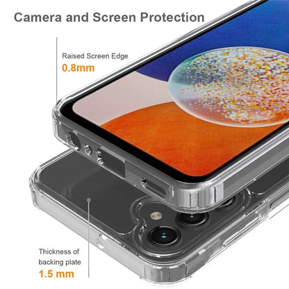 For Samsung Galaxy A15 4G / 5G HD Transparent Cell Phone Case Acrylic + TPU Hybrid Phone Cover