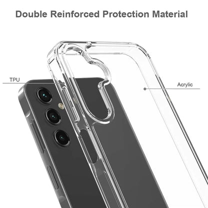 For Samsung Galaxy A15 4G / 5G HD Transparent Cell Phone Case Acrylic + TPU Hybrid Phone Cover