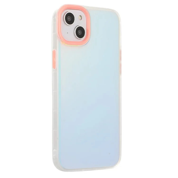 For iPhone 15 Phone Case Hard PC Soft TPU Shockproof Laser Matte Phone Protector
