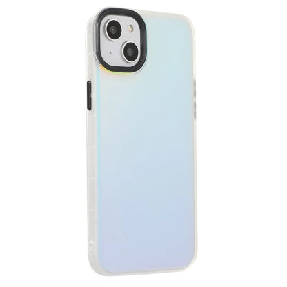 For iPhone 15 Phone Case Hard PC Soft TPU Shockproof Laser Matte Phone Protector