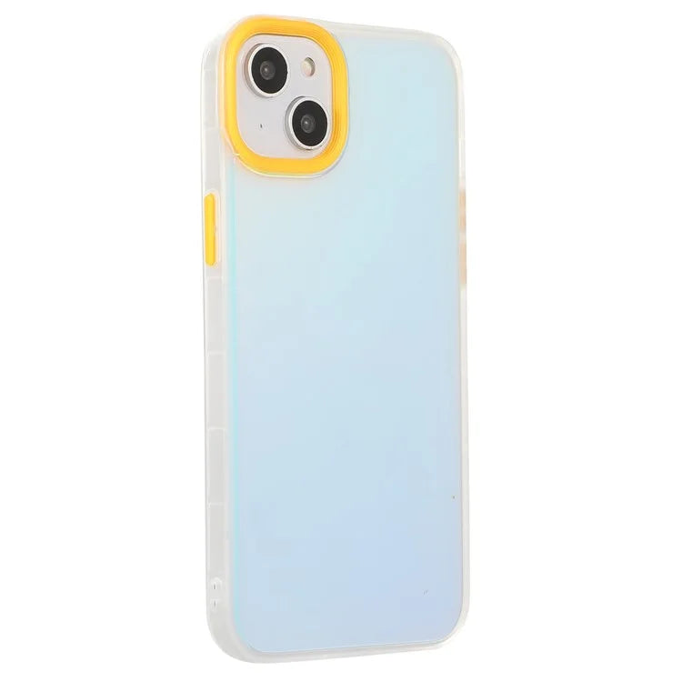 For iPhone 15 Phone Case Hard PC Soft TPU Shockproof Laser Matte Phone Protector