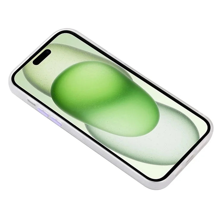 For iPhone 15 Phone Case Hard PC Soft TPU Shockproof Laser Matte Phone Protector