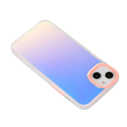 For iPhone 15 Phone Case Hard PC Soft TPU Shockproof Laser Matte Phone Protector