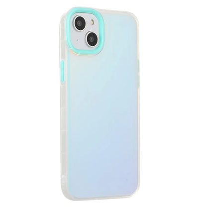 For iPhone 15 Phone Case Hard PC Soft TPU Shockproof Laser Matte Phone Protector