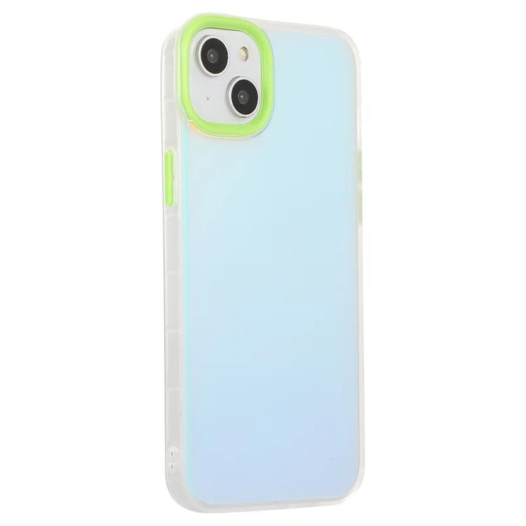 For iPhone 15 Phone Case Hard PC Soft TPU Shockproof Laser Matte Phone Protector