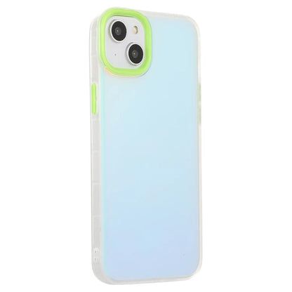 For iPhone 15 Phone Case Hard PC Soft TPU Shockproof Laser Matte Phone Protector