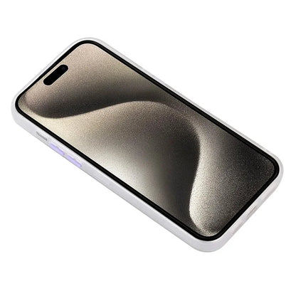 For iPhone 15 Pro Max Case PC+TPU Phone Protector Anti-drop Laser Matte Protective Cover