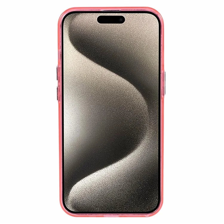 For iPhone 15 TPU + PC Case 3D Rhombus Grid Anti-drop Smartphone Cover