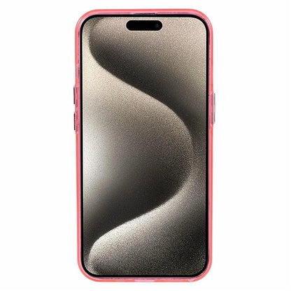 For iPhone 15 TPU + PC Case 3D Rhombus Grid Anti-drop Smartphone Cover