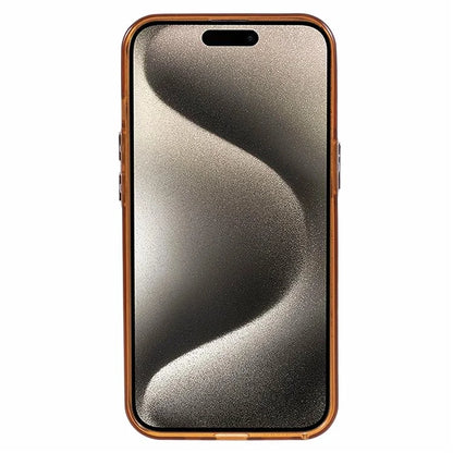 For iPhone 15 TPU + PC Case 3D Rhombus Grid Anti-drop Smartphone Cover