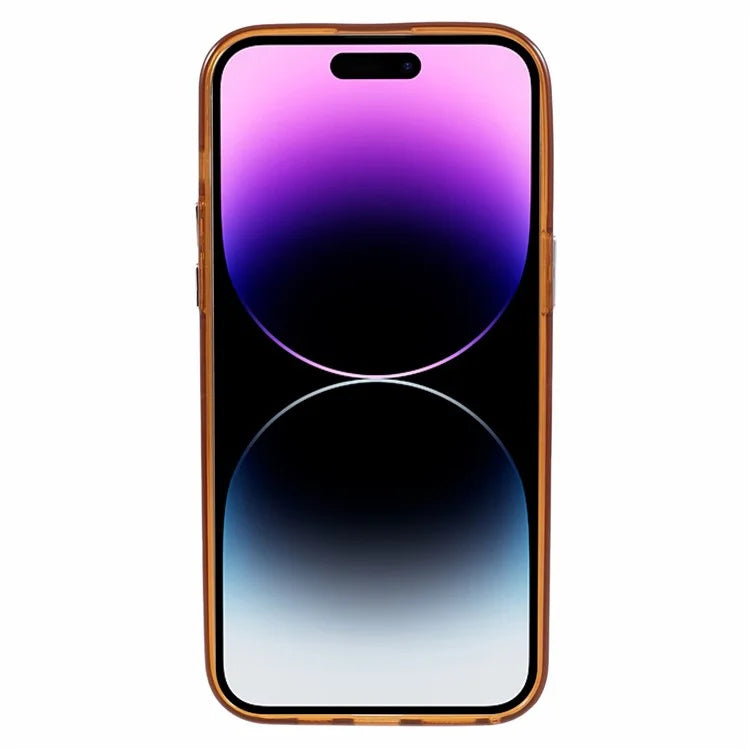For iPhone 14 Pro Case 3D Rhombus Grid TPU + PC Phone Back Cover