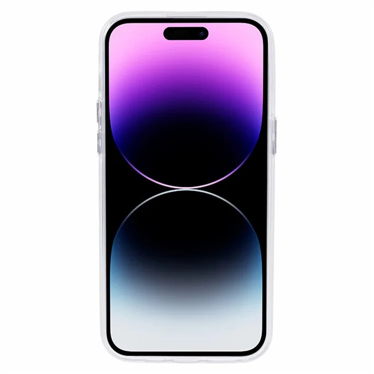 For iPhone 14 Pro Max Case TPU + PC Phone Cover with 3D Rhombus Grid