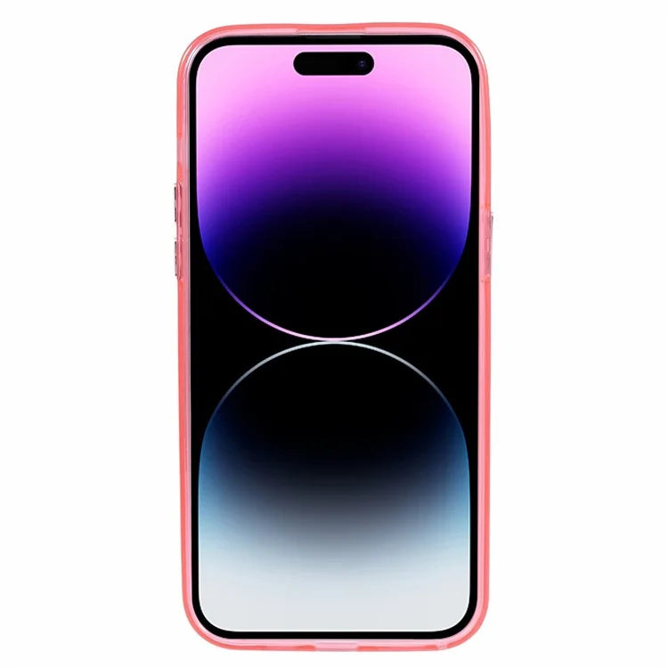 For iPhone 14 Pro Max Case TPU + PC Phone Cover with 3D Rhombus Grid