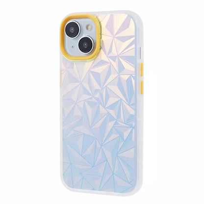For iPhone 15 Case Laser Diamond Texture TPU+PC Phone Protector