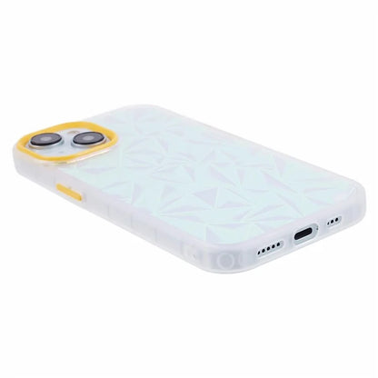 For iPhone 15 Case Laser Diamond Texture TPU+PC Phone Protector