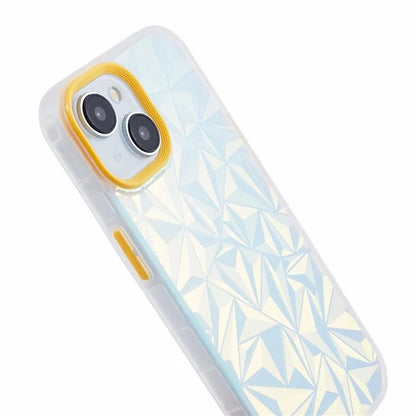 For iPhone 15 Case Laser Diamond Texture TPU+PC Phone Protector