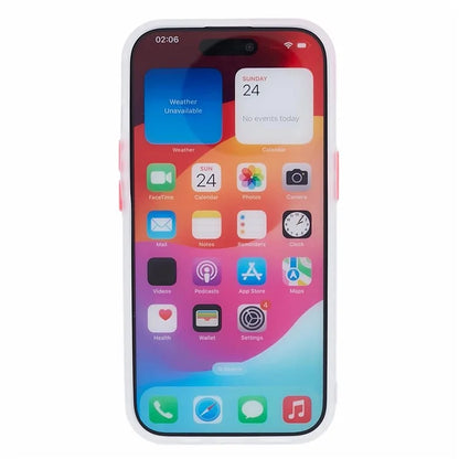 For iPhone 15 Case Laser Diamond Texture TPU+PC Phone Protector
