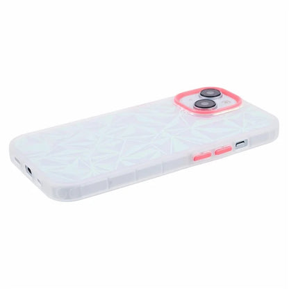 For iPhone 15 Case Laser Diamond Texture TPU+PC Phone Protector