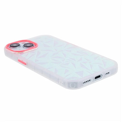 For iPhone 15 Case Laser Diamond Texture TPU+PC Phone Protector