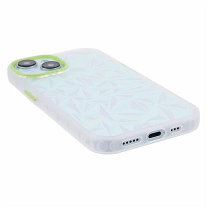 For iPhone 14 TPU+PC Phone Case Laser Diamond Texture Anti-drop Cover