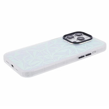 For iPhone 15 Pro Max Case Laser Scratch-resistant TPU+PC Phone Back Shell