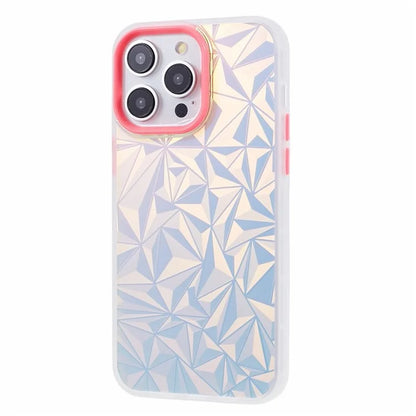 For iPhone 15 Pro Max Case Laser Scratch-resistant TPU+PC Phone Back Shell