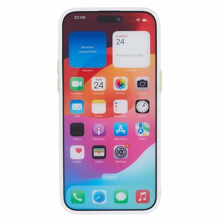 For iPhone 15 Pro Case TPU+PC Diamond Texture Shockproof Phone Back Cover